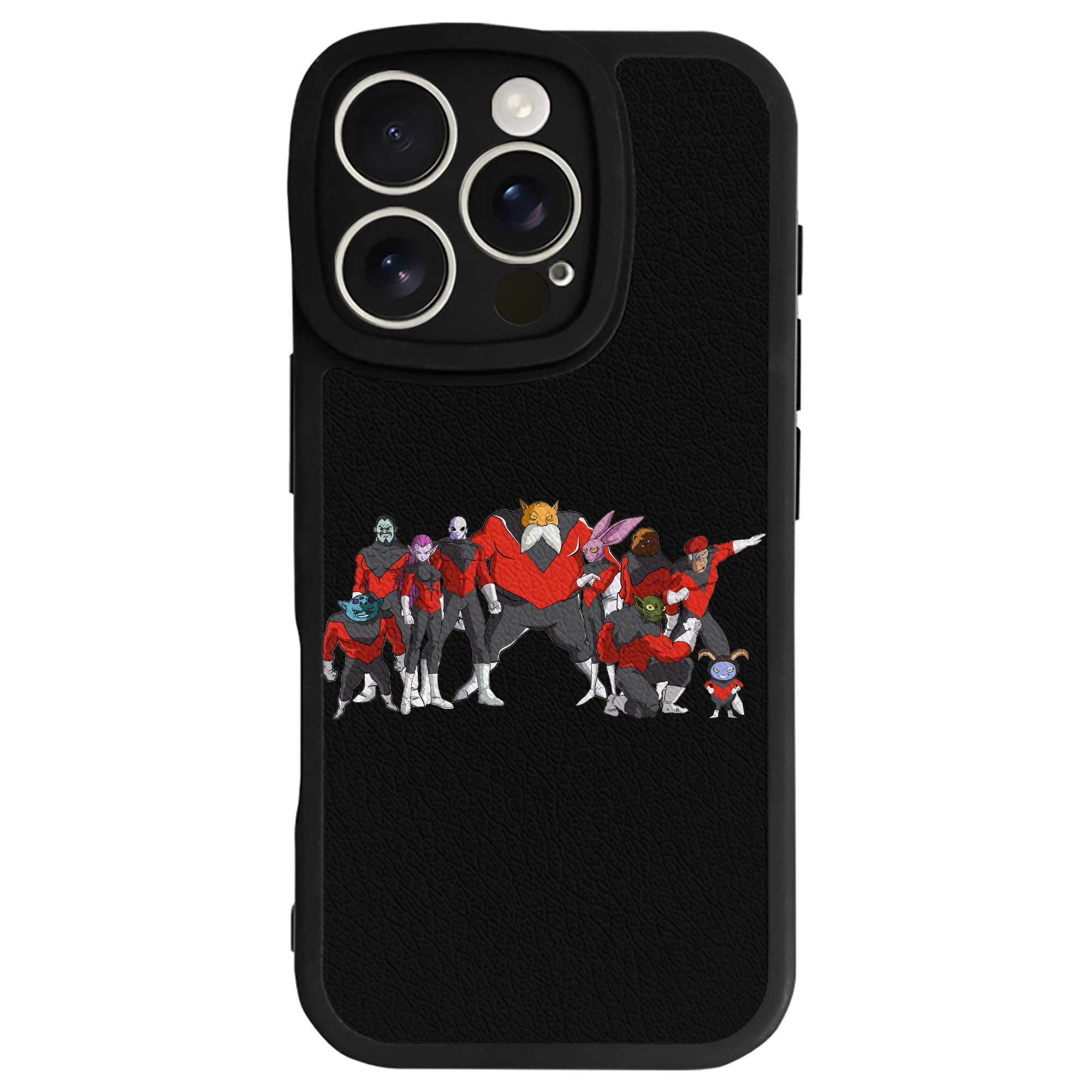 （画像用） ドラゴンボール DRAGON BALL 【iPhone 16シリーズ対応】シリコンスマホケース（レザー調） 材質：シリコン